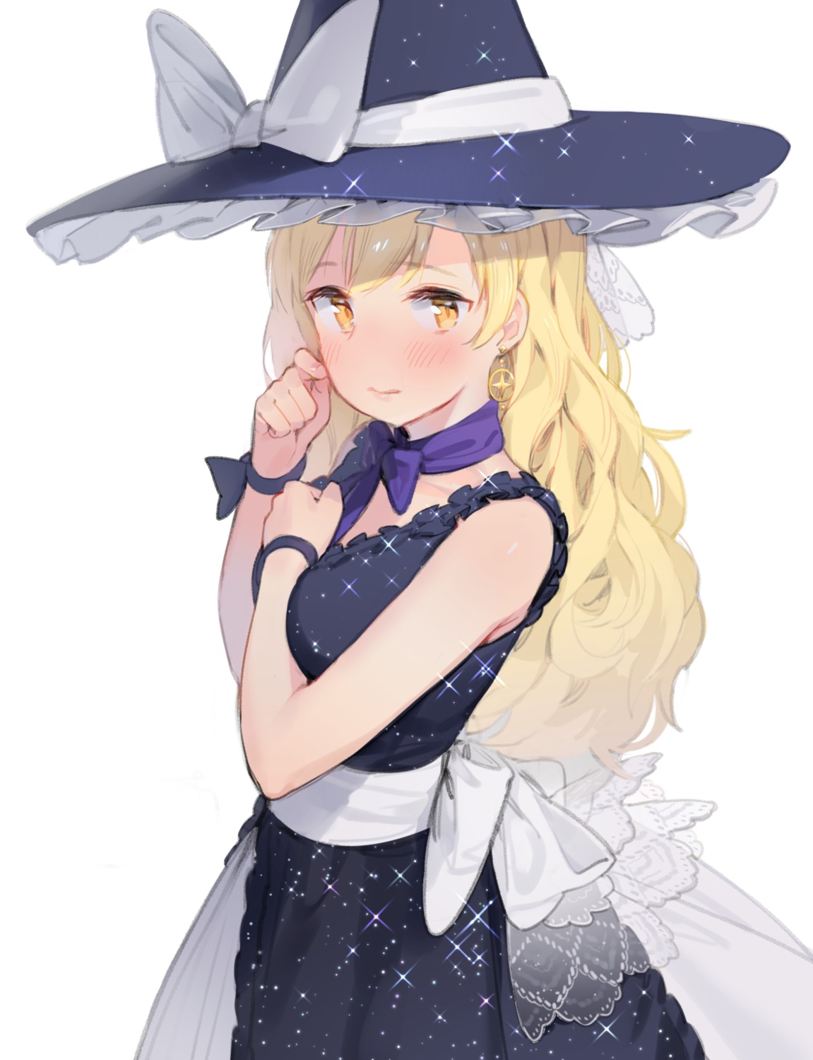 artist_revision breast_hold ddal dress kirisame_marisa touhou witch