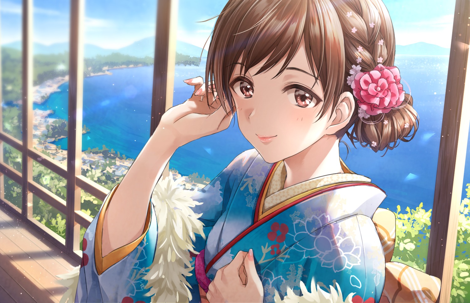 kimono naka_mura nitta_minami the_idolm@ster the_idolm@ster_cinderella_girls