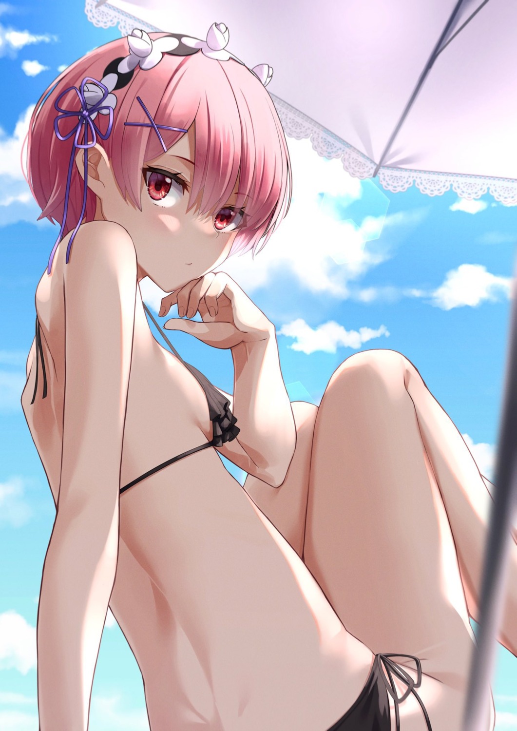 bikini kiona ram_(re_zero) re_zero_kara_hajimeru_isekai_seikatsu swimsuits