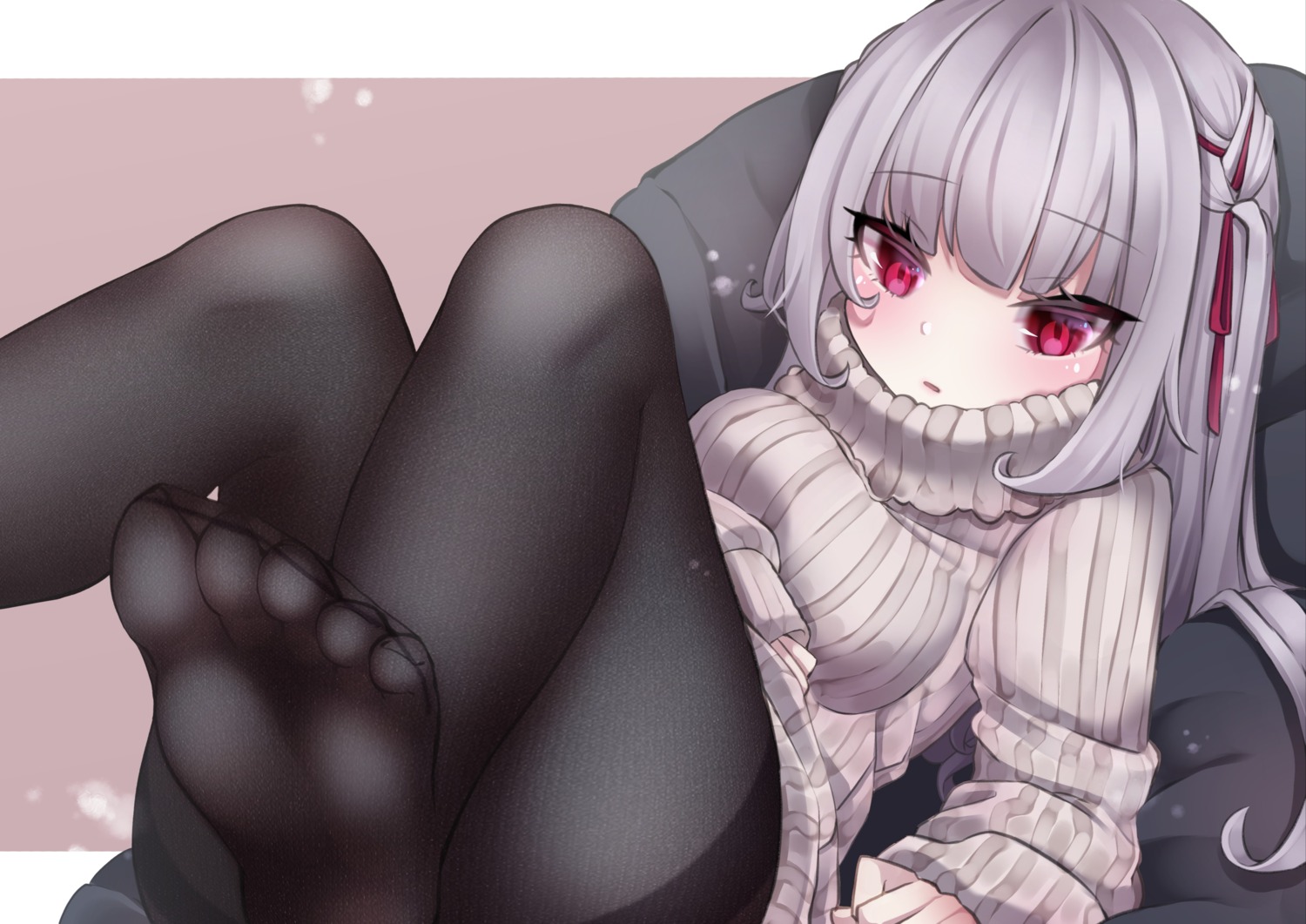 feet nekura_poi pantyhose sweater