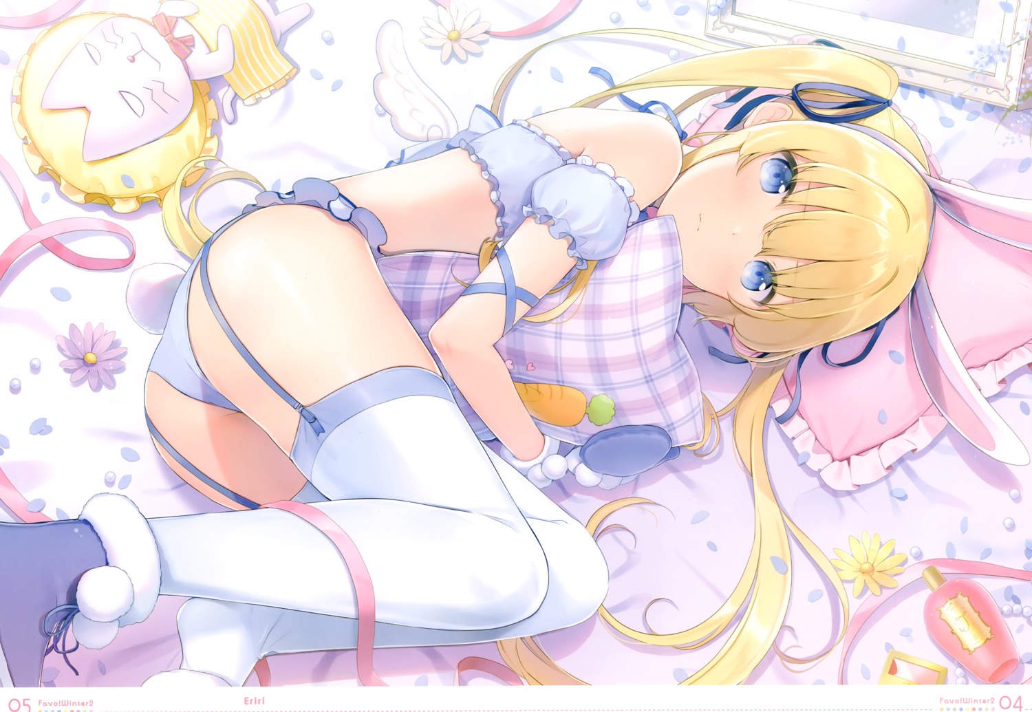 6u ass bra eternal_land pantsu saenai_heroine_no_sodatekata sawamura_spencer_eriri stockings thighhighs