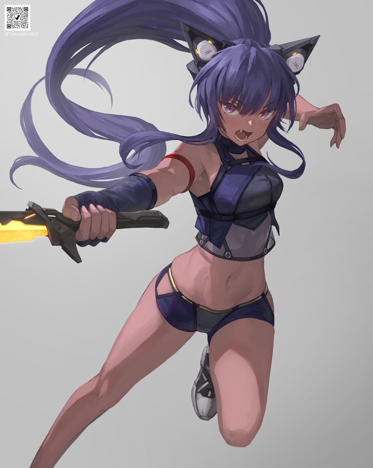 animal_ears nekomimi sword tagme