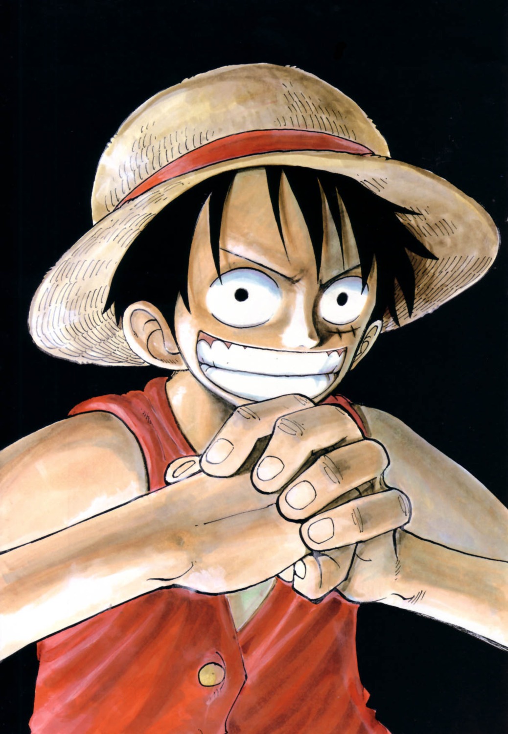 male monkey_d_luffy oda_eiichirou one_piece