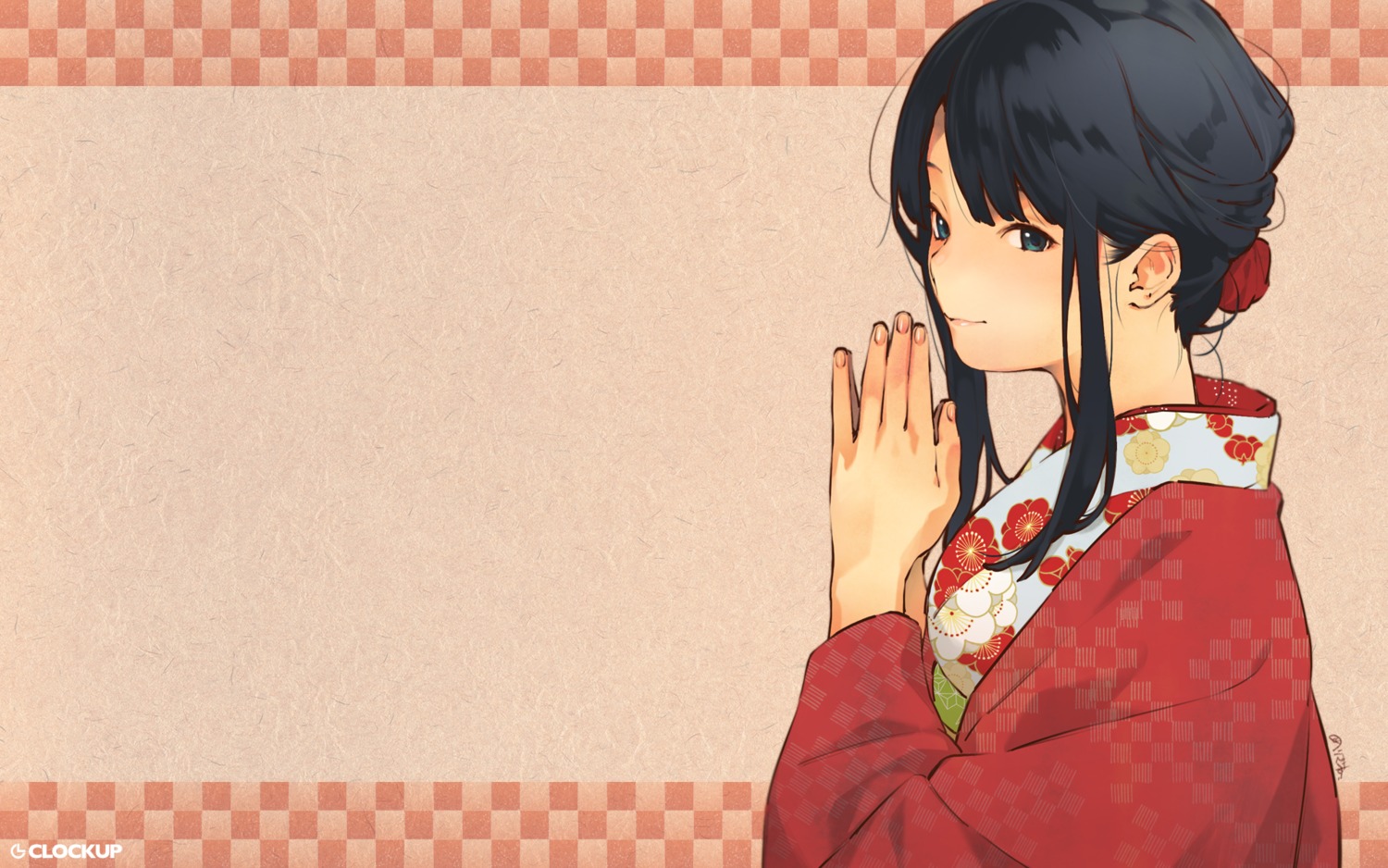 clockup japanese_clothes norizane wallpaper