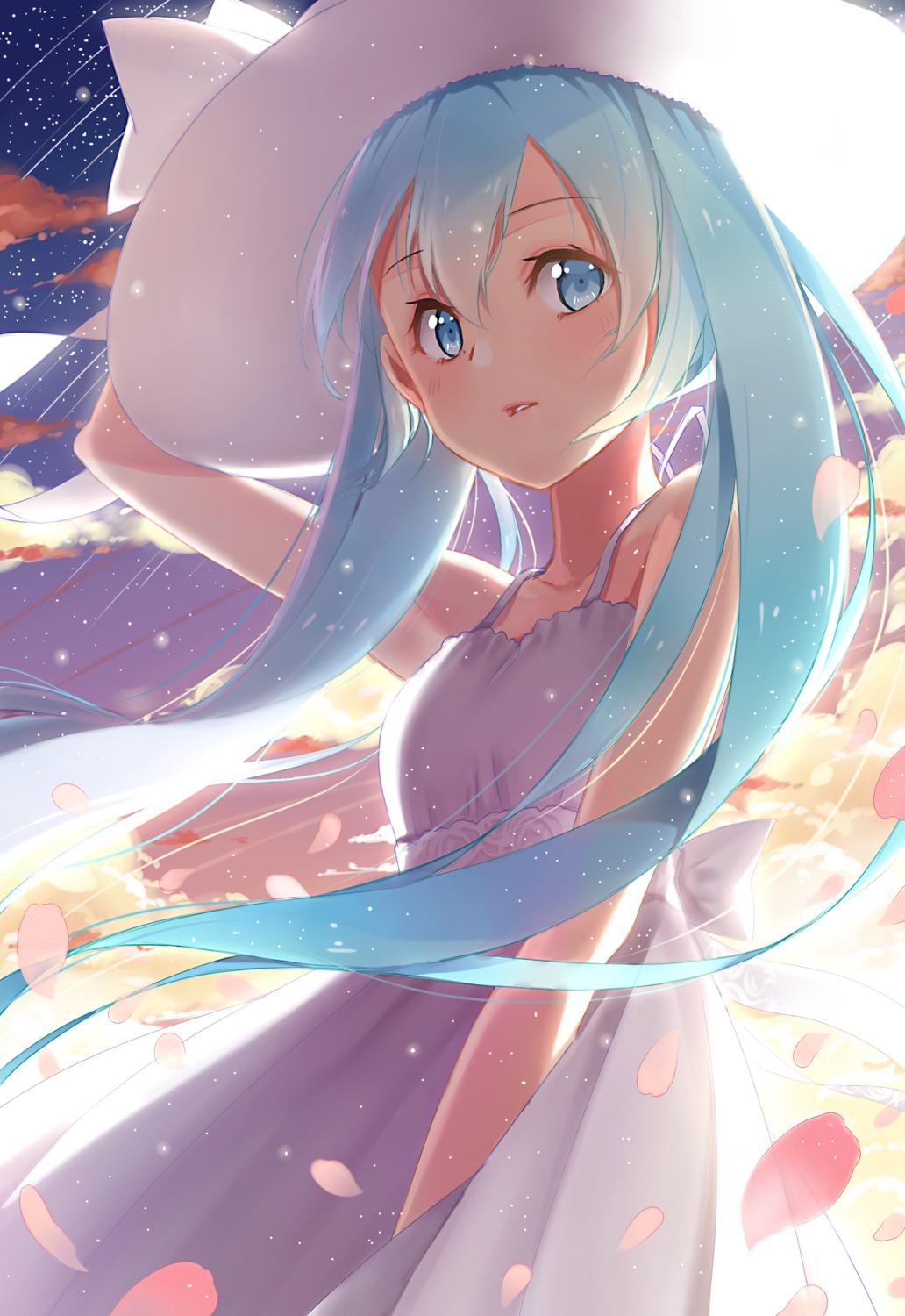 dress hatsune_miku maya_g summer_dress vocaloid