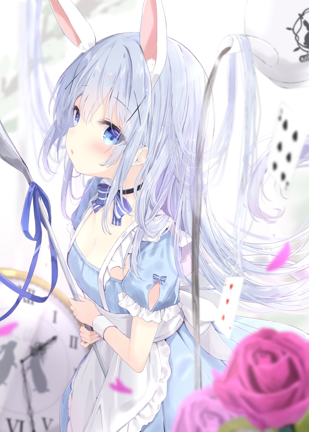 animal_ears bunny_ears fairy_eye gochuumon_wa_usagi_desu_ka? kafuu_chino maid