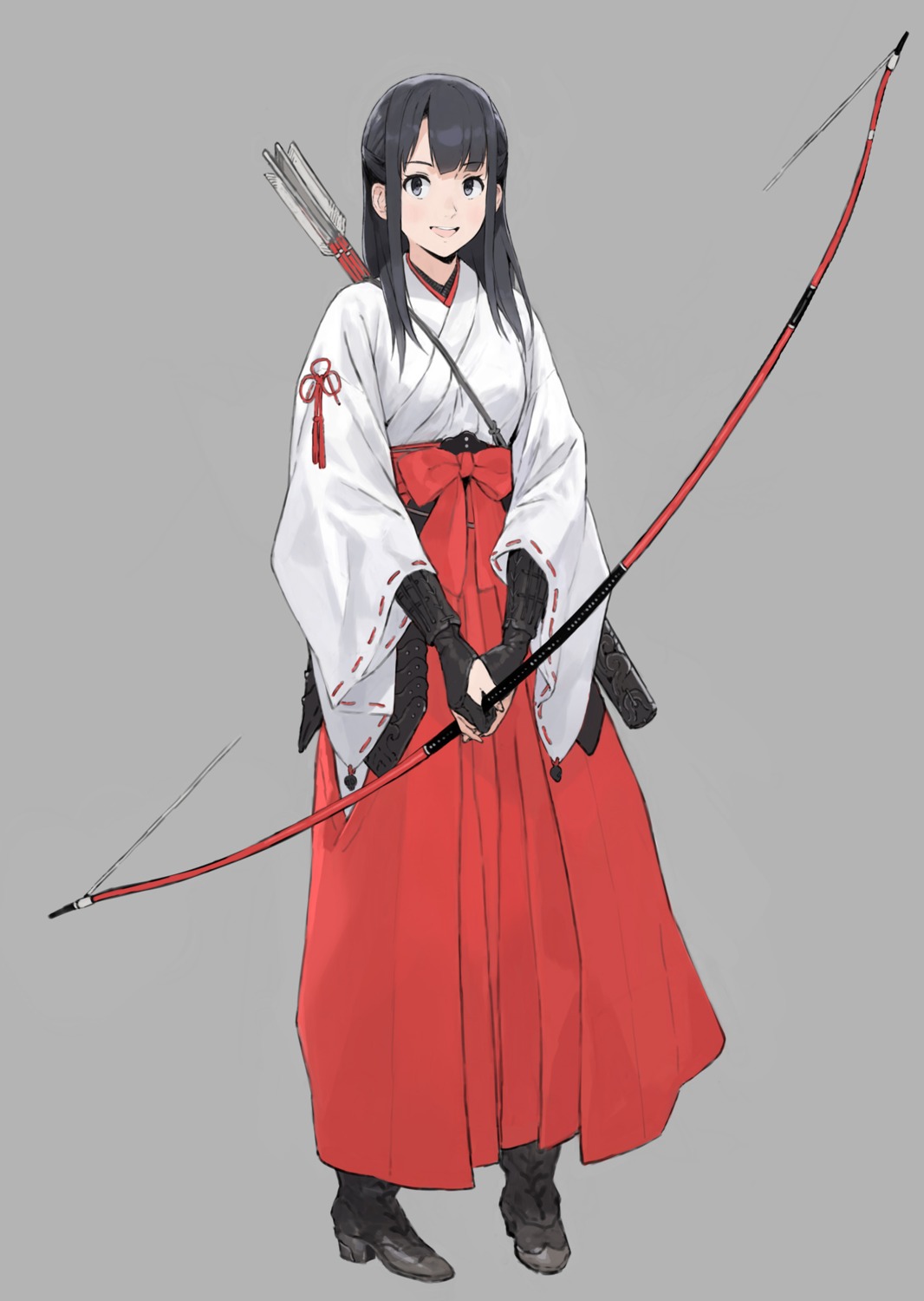 armor hirooka_masaki japanese_clothes weapon