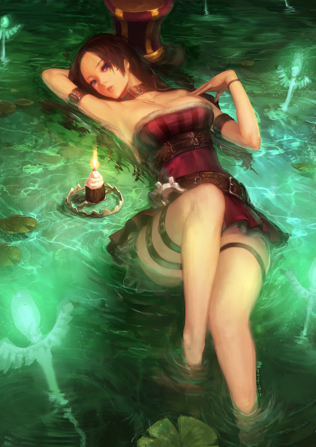 caitlyn cleavage dress instant_ip league_of_legends