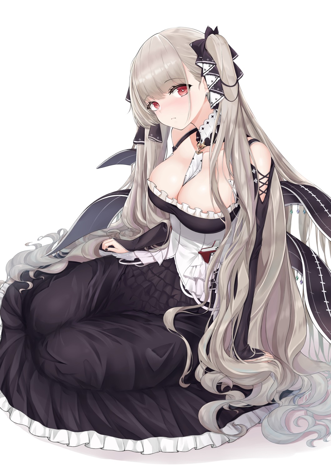 azur_lane formidable_(azur_lane) gothic_lolita lolita_fashion minoshi no_bra