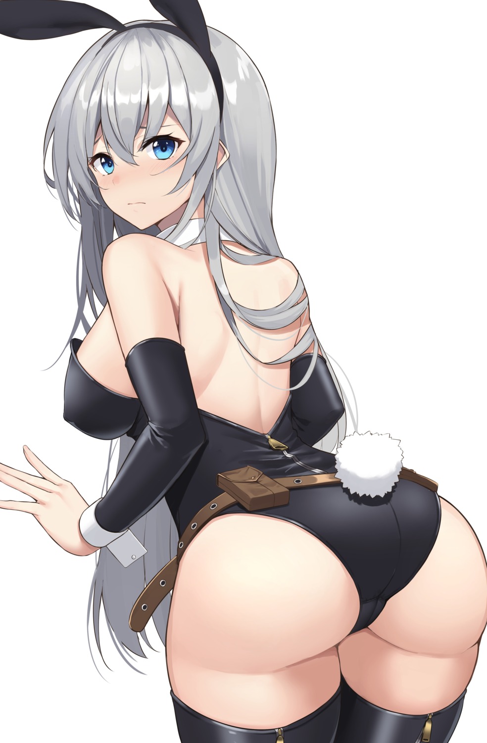 animal_ears ass bunny_ears bunny_girl erect_nipples suiroh tail thighhighs