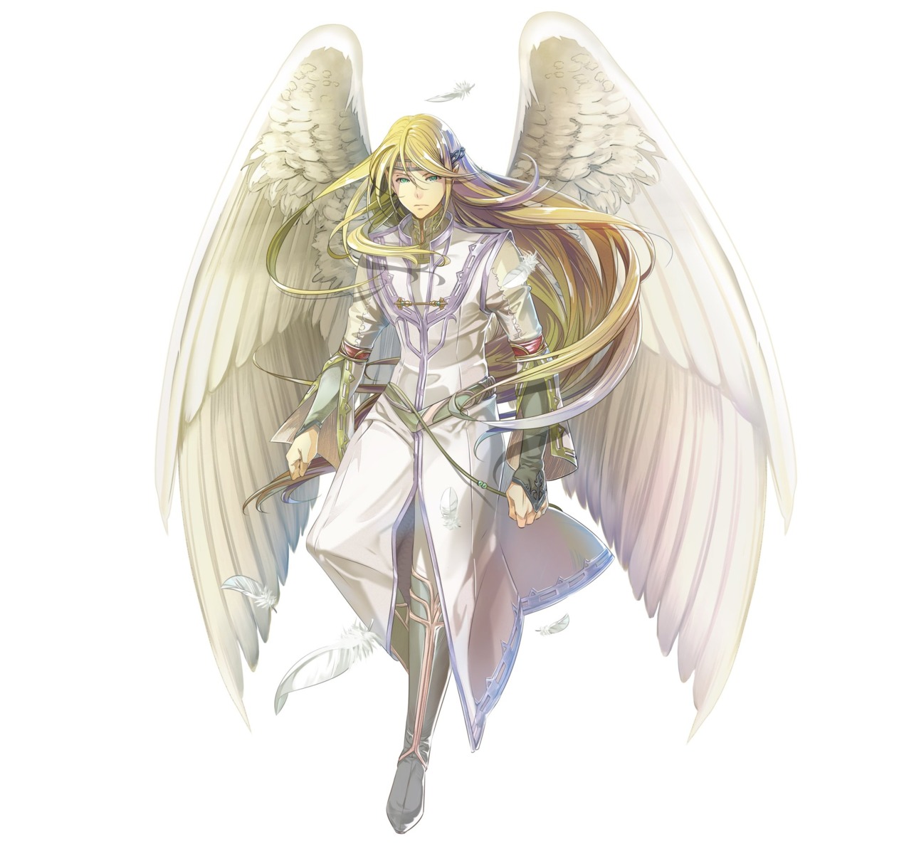 angel bandages fire_emblem fire_emblem:_souen_no_kiseki fire_emblem_heroes male nintendo pointy_ears reyson wings yura