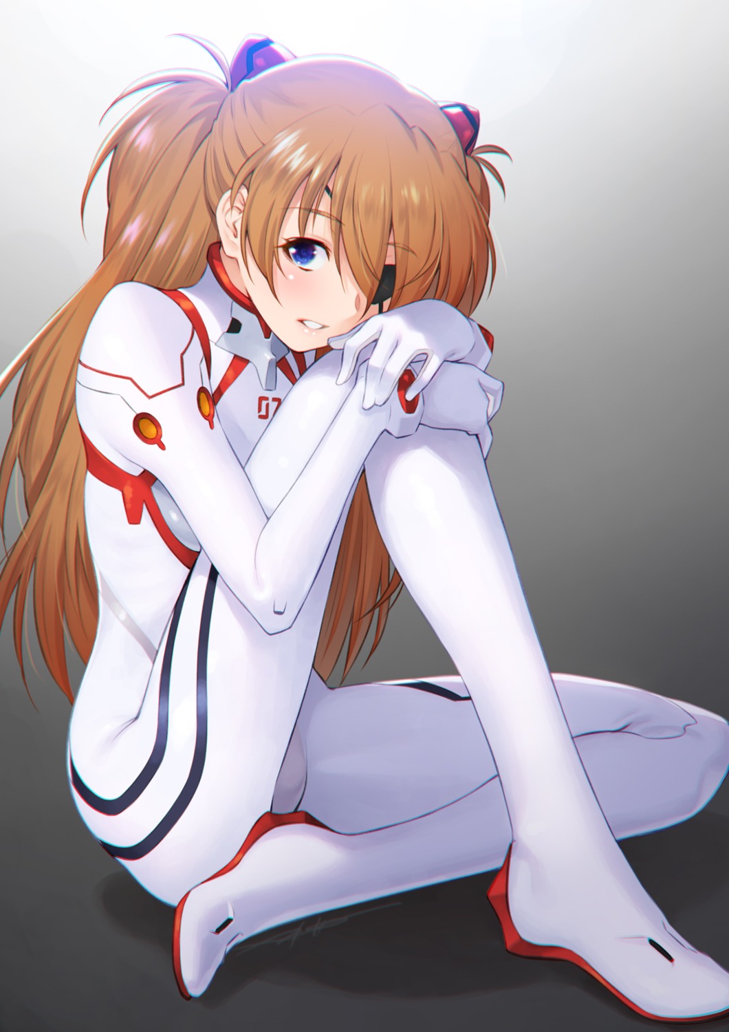 bodysuit eyepatch kazuma_muramasa neon_genesis_evangelion souryuu_asuka_langley