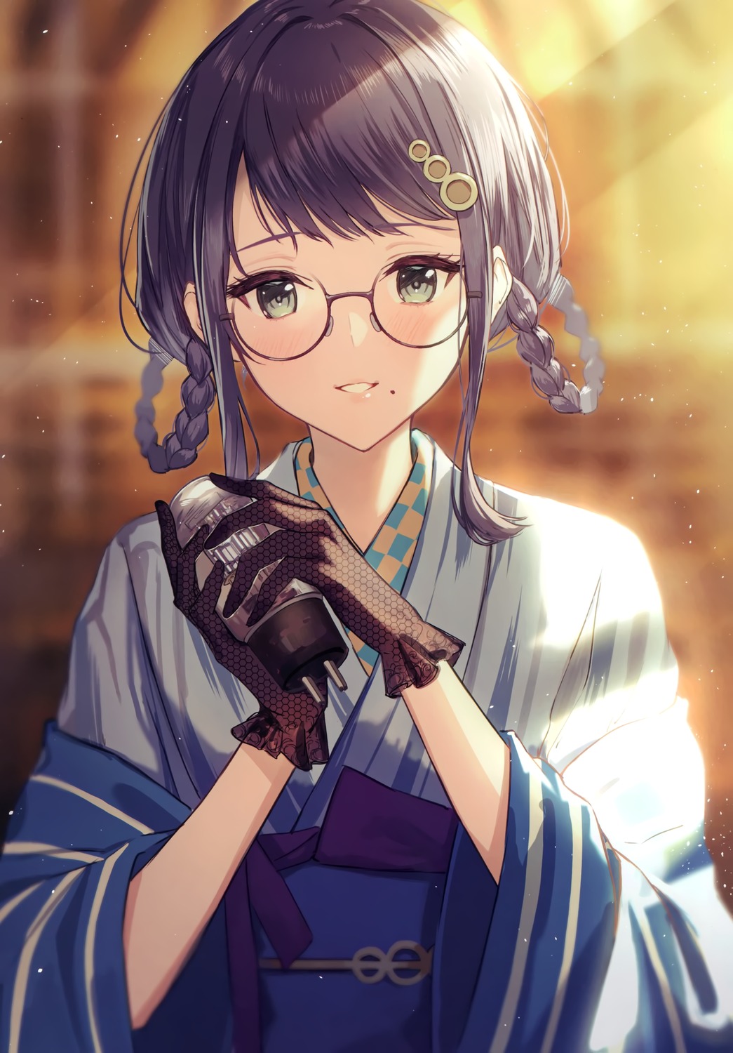 ichikawa_haru japanese_clothes megane