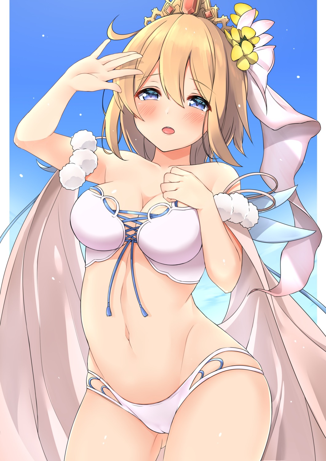 bikini cameltoe chaostein europa_(granblue_fantasy) granblue_fantasy swimsuits