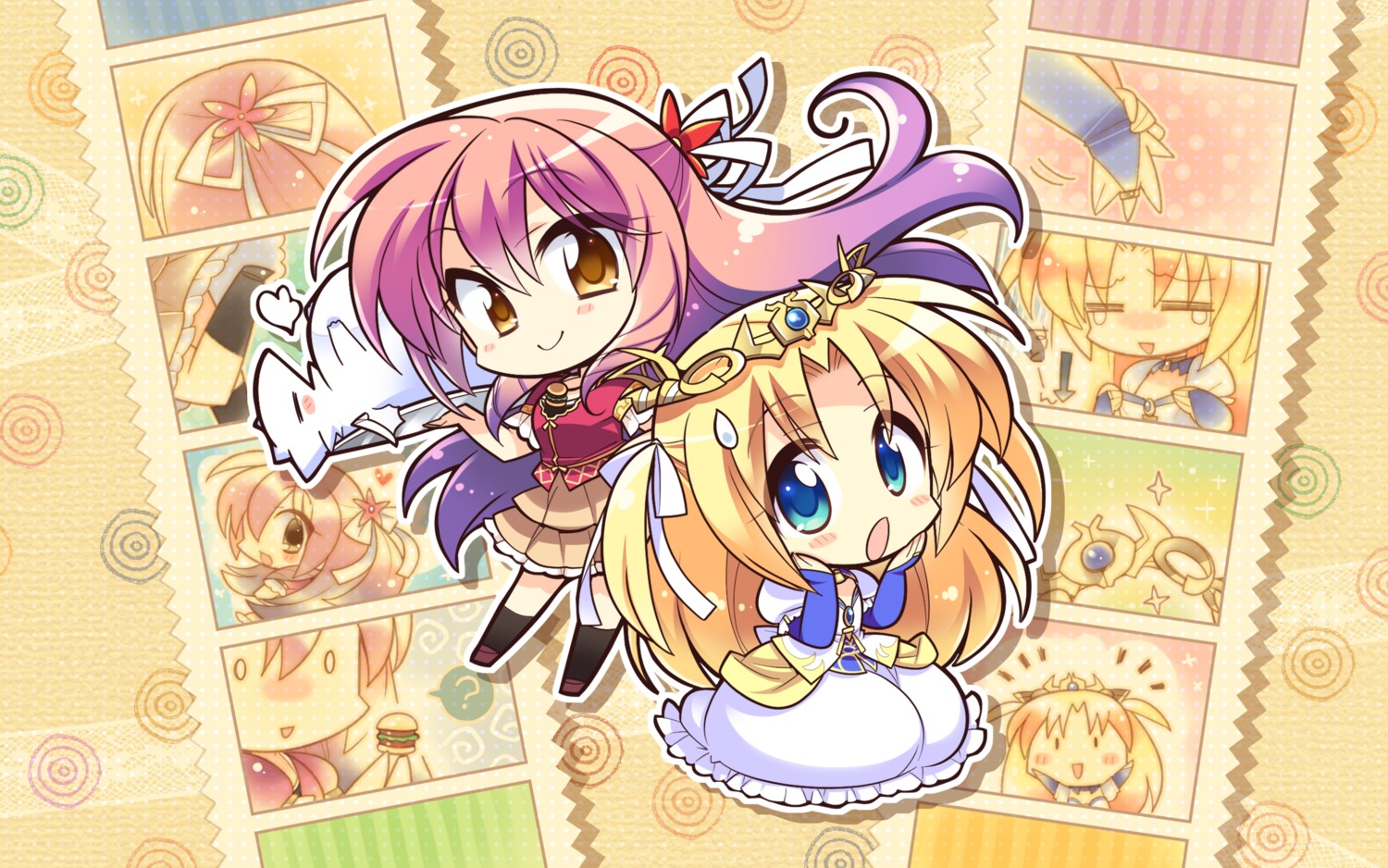 carlyle_mel chibi komowata_haruka leki_vestoria_floria ryuuyoku_no_melodia wallpaper whirlpool