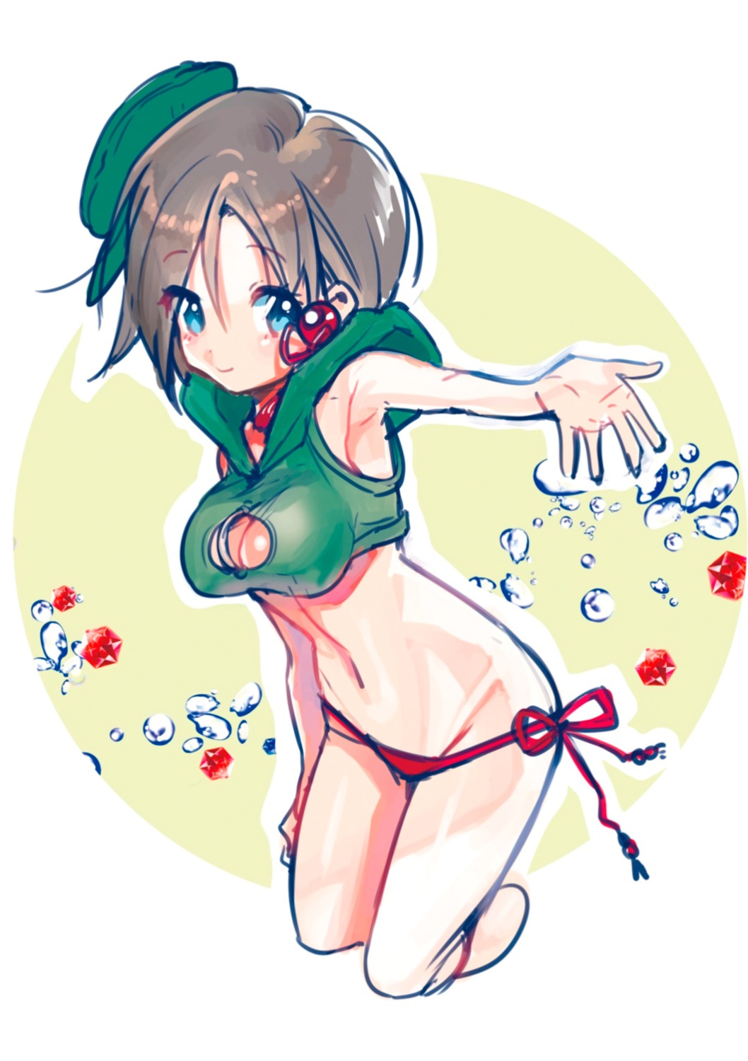 bikini cleavage swimsuits yanyo_(ogino_atsuki)