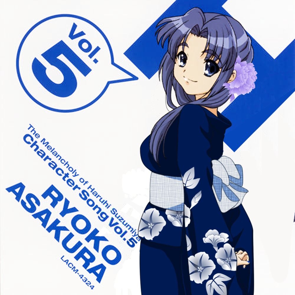 asakura_ryouko jpeg_artifacts suzumiya_haruhi_no_yuuutsu yukata