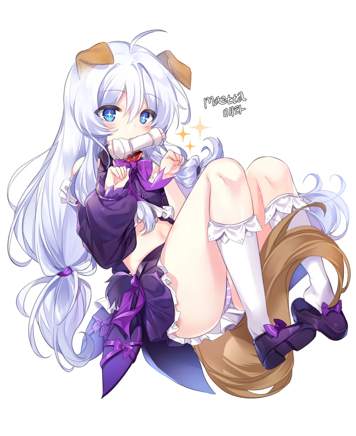 animal_ears maett pantsu shimapan soul_worker stella_unibell tail