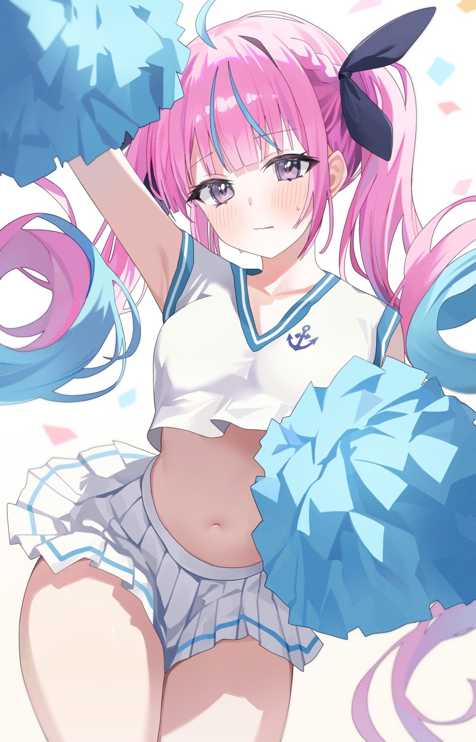 cheerleader hololive minato_aqua nel_dcm