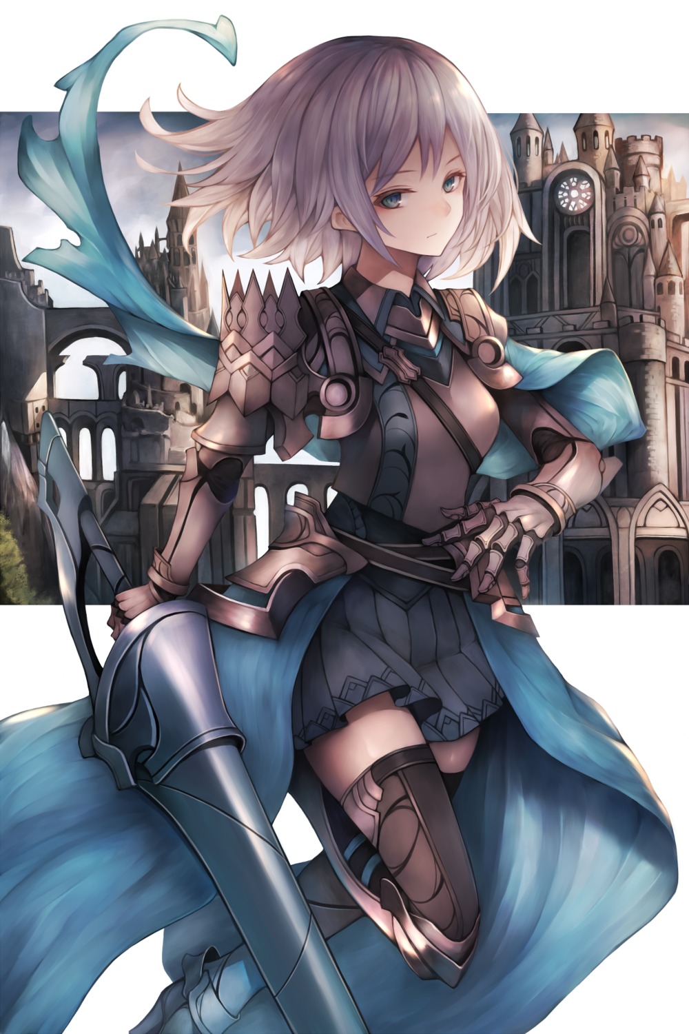 armor heels snm_(sunimi) sword thighhighs