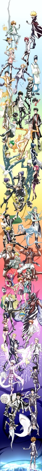 eyepatch hana_azuki katekyo_hitman_reborn! megane mermaid sawada_tsunayoshi