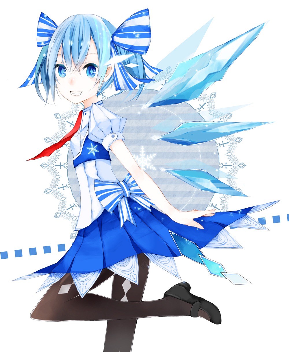 cirno pantyhose touhou zweplus