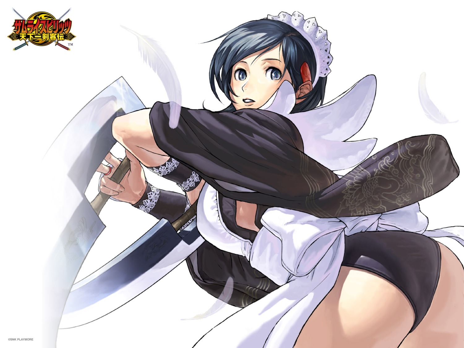 ass iroha pantsu samurai_spirits snk sword wallpaper