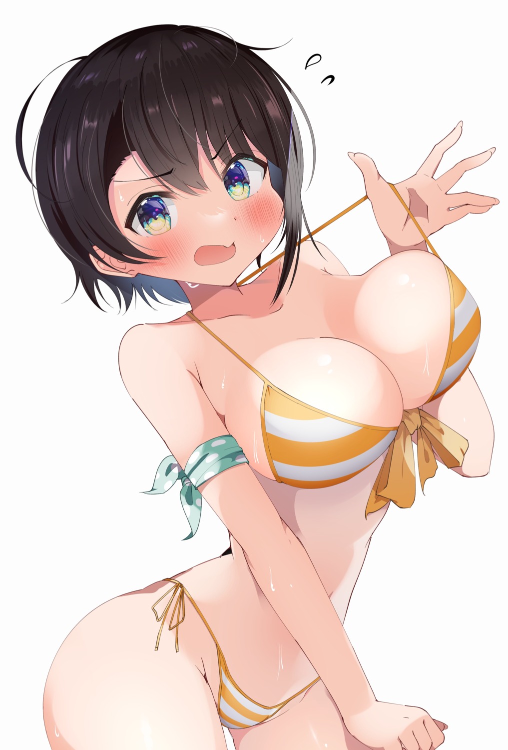 bikini hololive kuno oozora_subaru swimsuits undressing