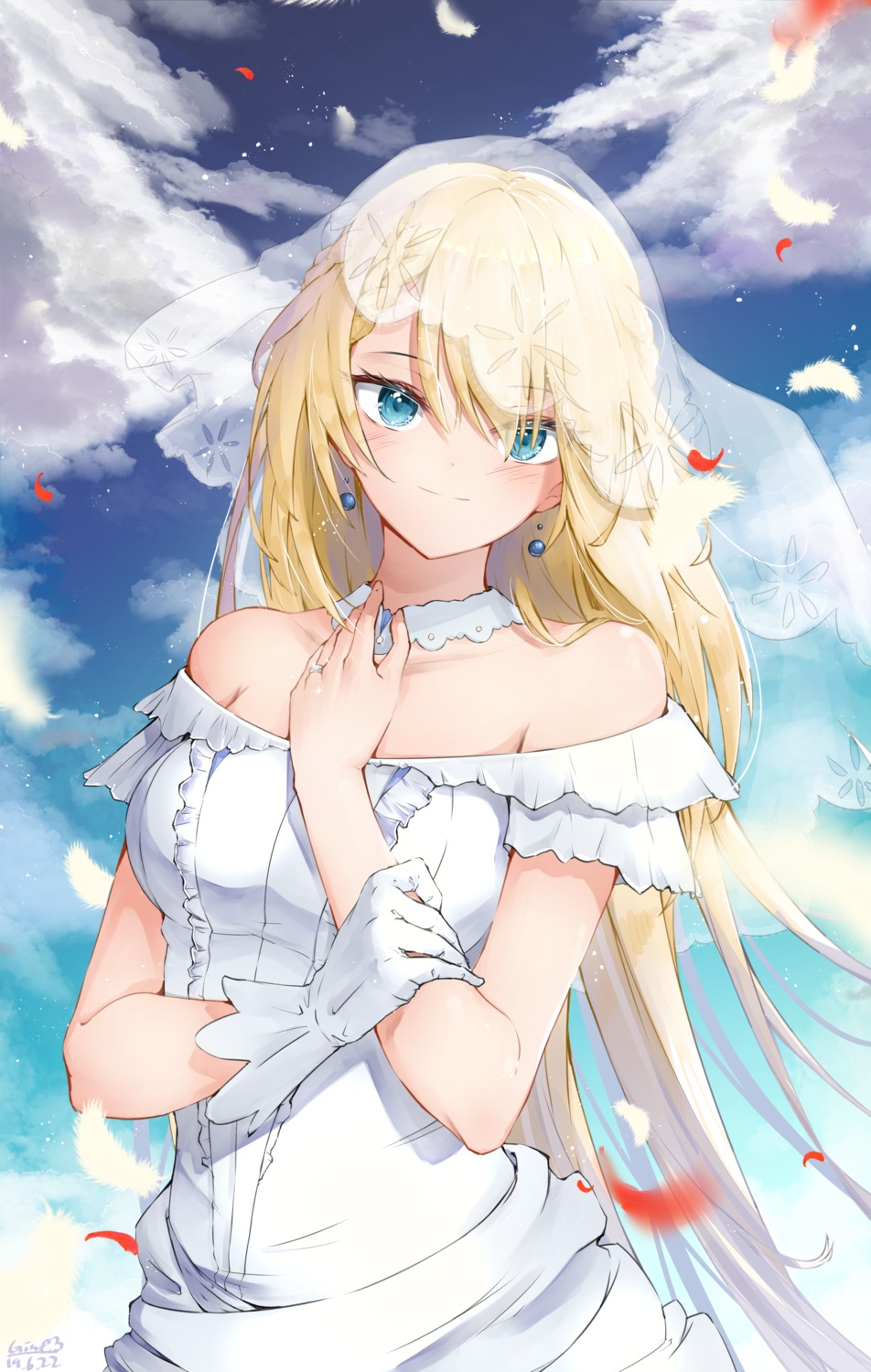 dress g36_(girls_frontline) gin9684 girls_frontline wedding_dress