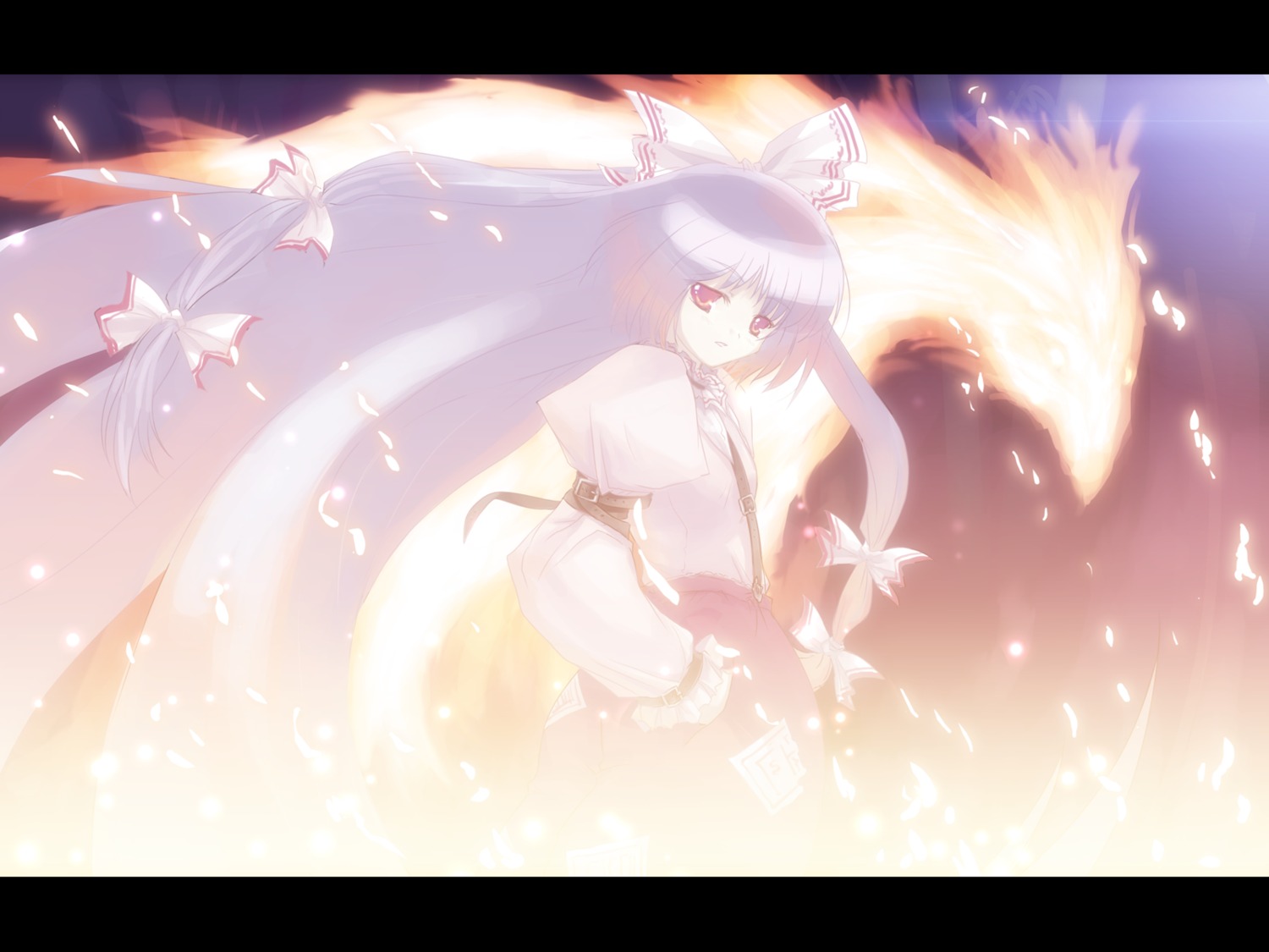 fujiwara_no_mokou tokiame touhou wallpaper