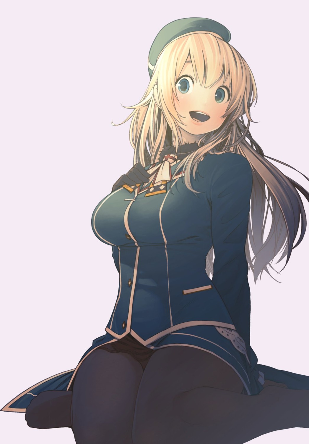 atago_(kancolle) kantai_collection pantyhose shihachiro uniform