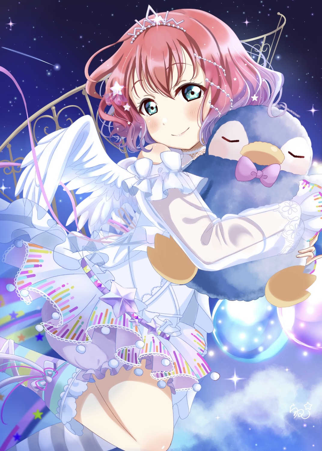 kurosawa_ruby love_live!_sunshine!! penguin ranemu wings