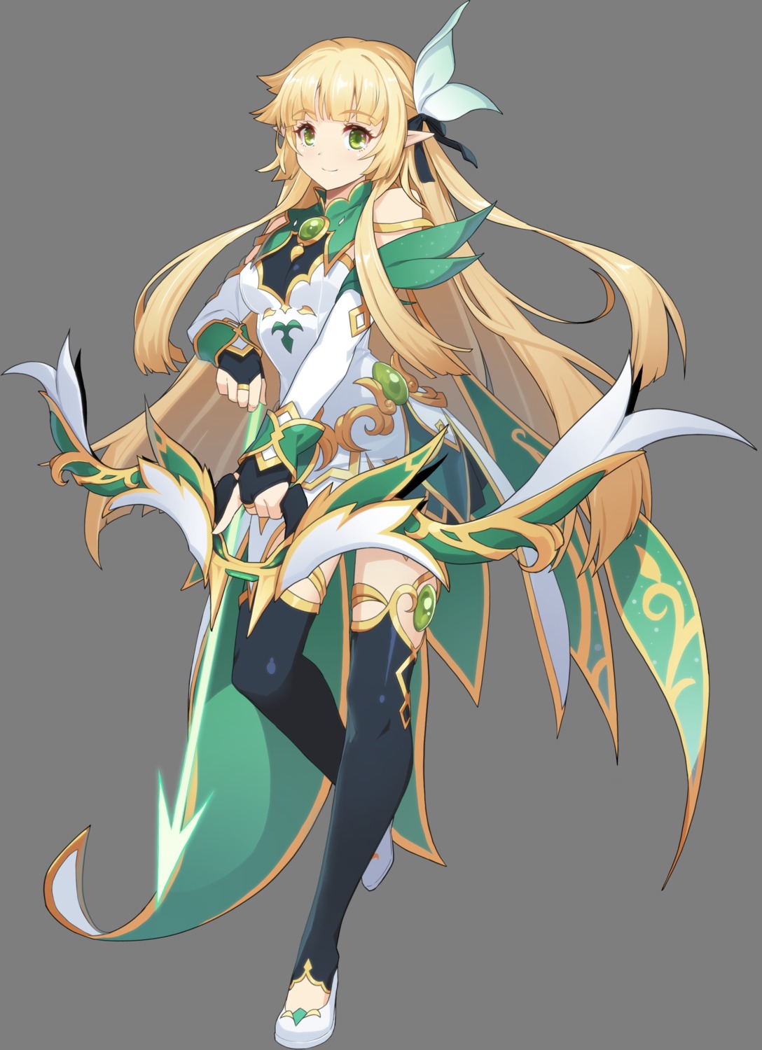 elf grand_chase lire pointy_ears tagme transparent_png weapon