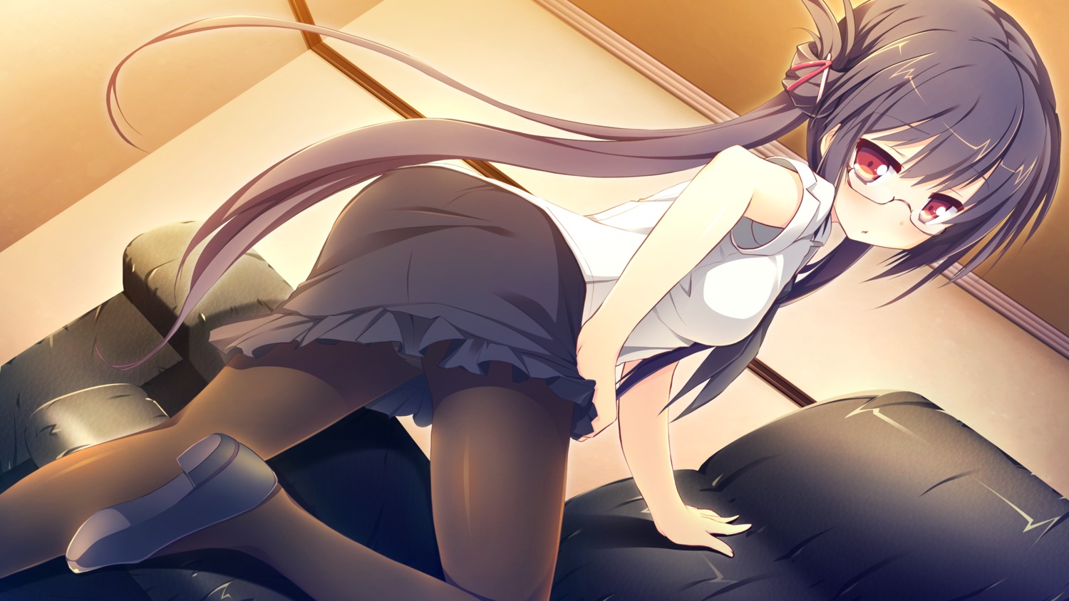 alcot clover_day's game_cg megane nimura_yuuji pantsu pantyhose takakura_anri