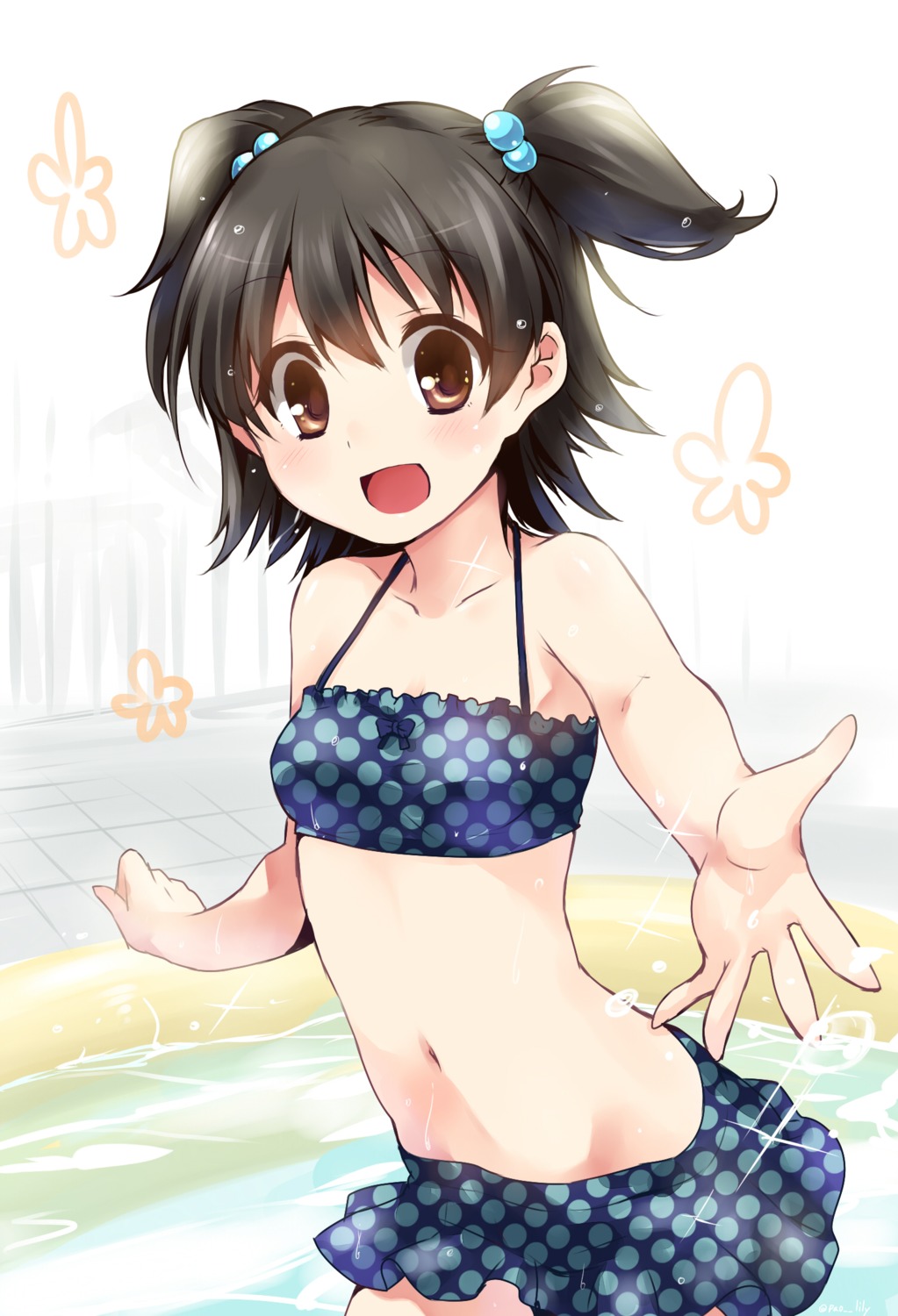 akagi_miria bikini paopao swimsuits the_idolm@ster the_idolm@ster_cinderella_girls the_idolm@ster_cinderella_girls_u149