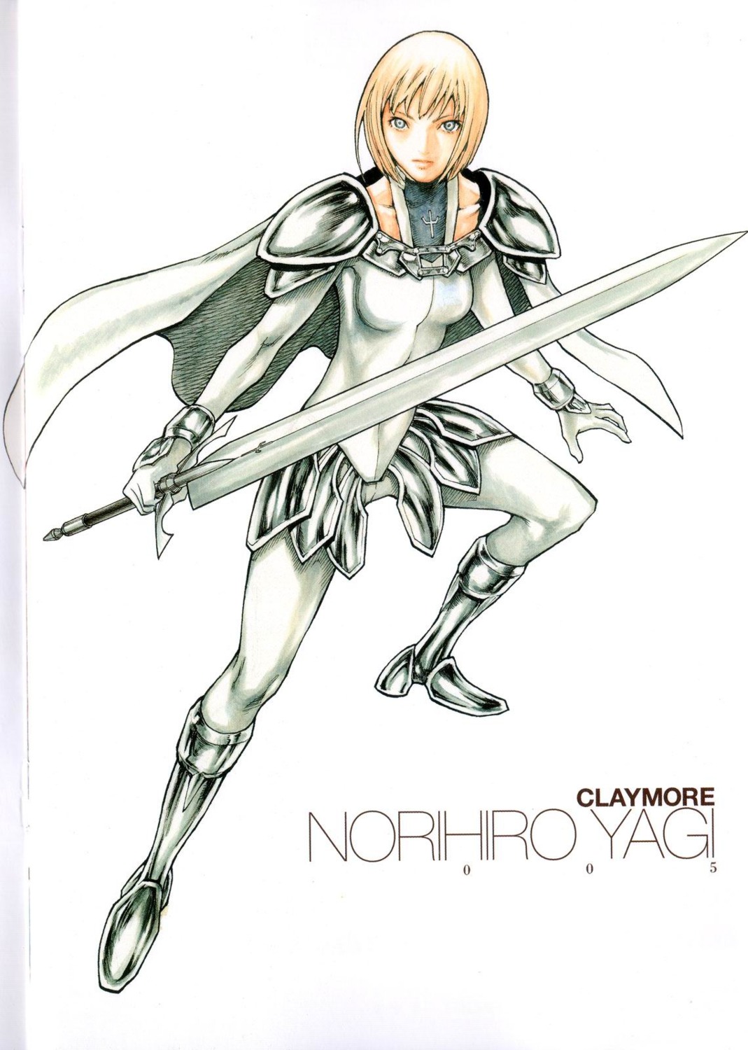 armor clare claymore sword yagi_norihiro