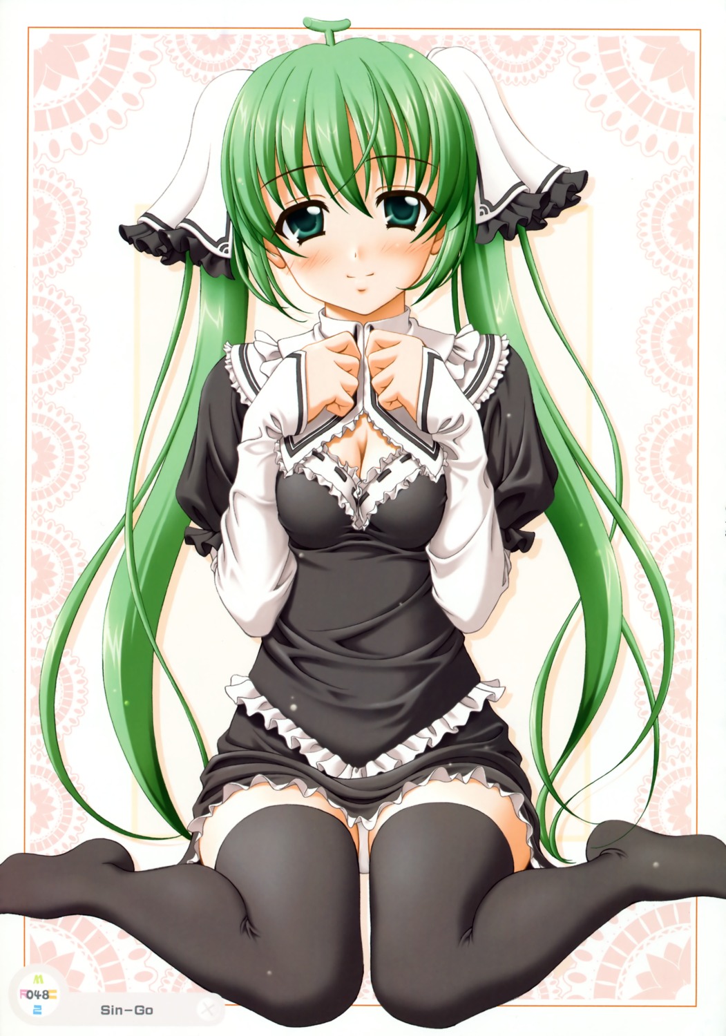 cleavage lolita_fashion melon-chan melonbooks sin-go thighhighs