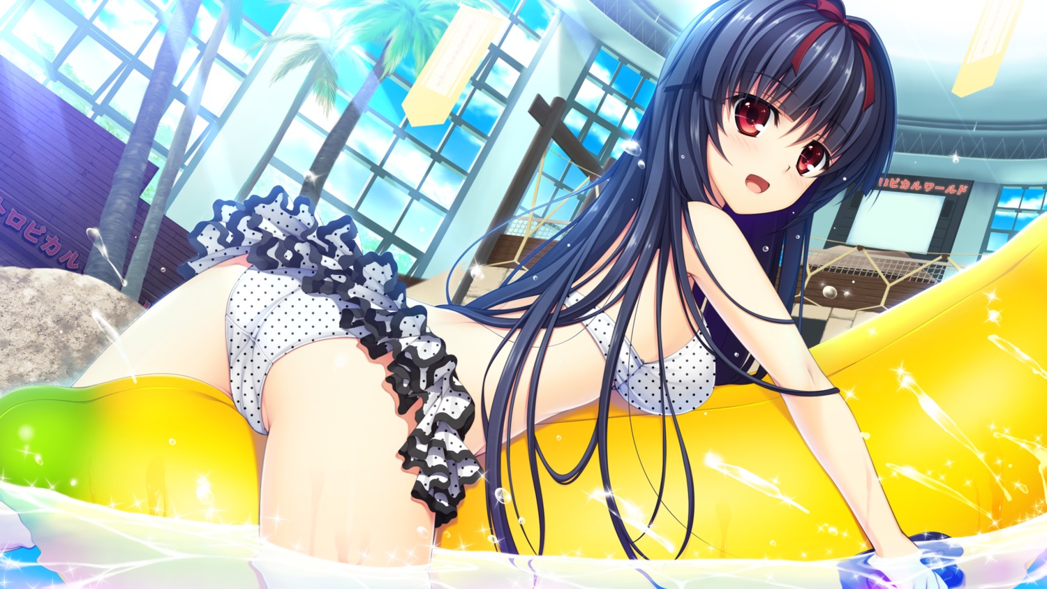 asami_asami ass bikini cameltoe game_cg hibiki_works himekawa_honami pretty_x_cation_2 swimsuits wet