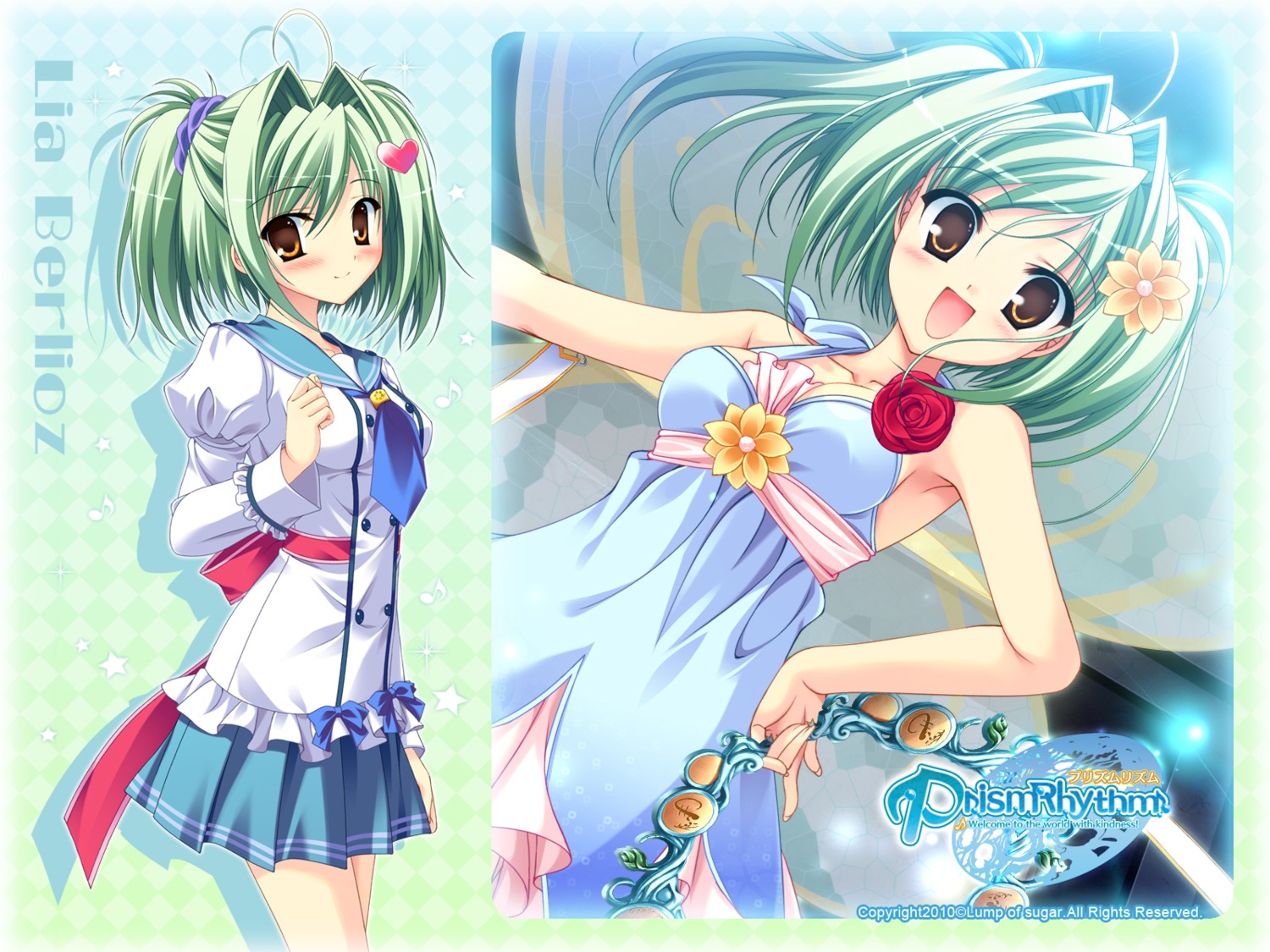 berlioz_ria dress lump_of_sugar prism_rhythm seifuku tanihara_natsuki wallpaper