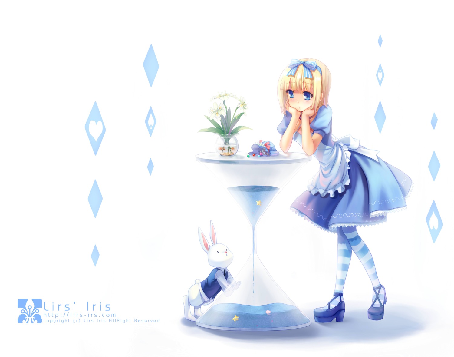 alice alice_in_wonderland liras white_rabbit