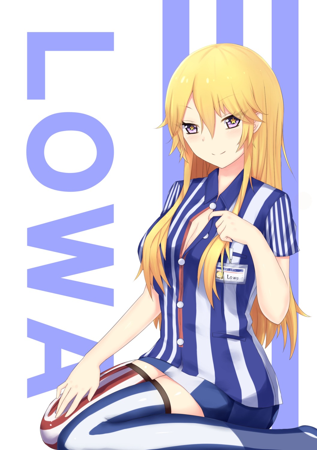 rumaki kantai collection lawson iowa (kancolle) cleavage no bra open ...