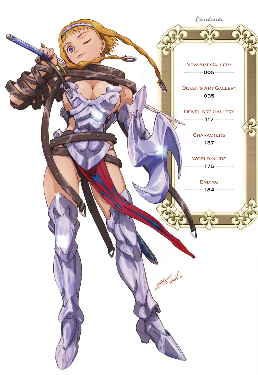 armor hisayuki_hirokazu leina queen's_blade sword