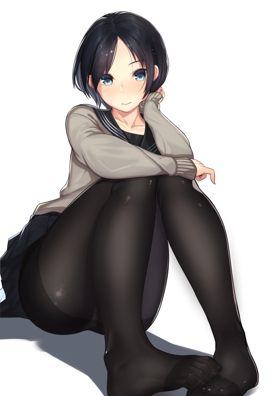 feet kagematsuri pantsu pantyhose seifuku sweater