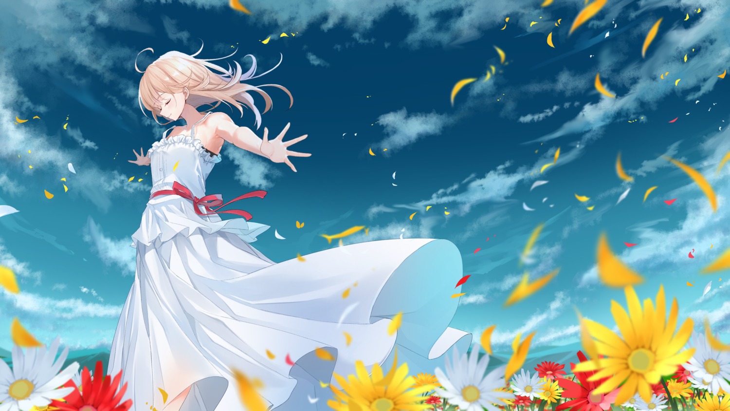 dress summer_dress takenoko_27074918 wallpaper