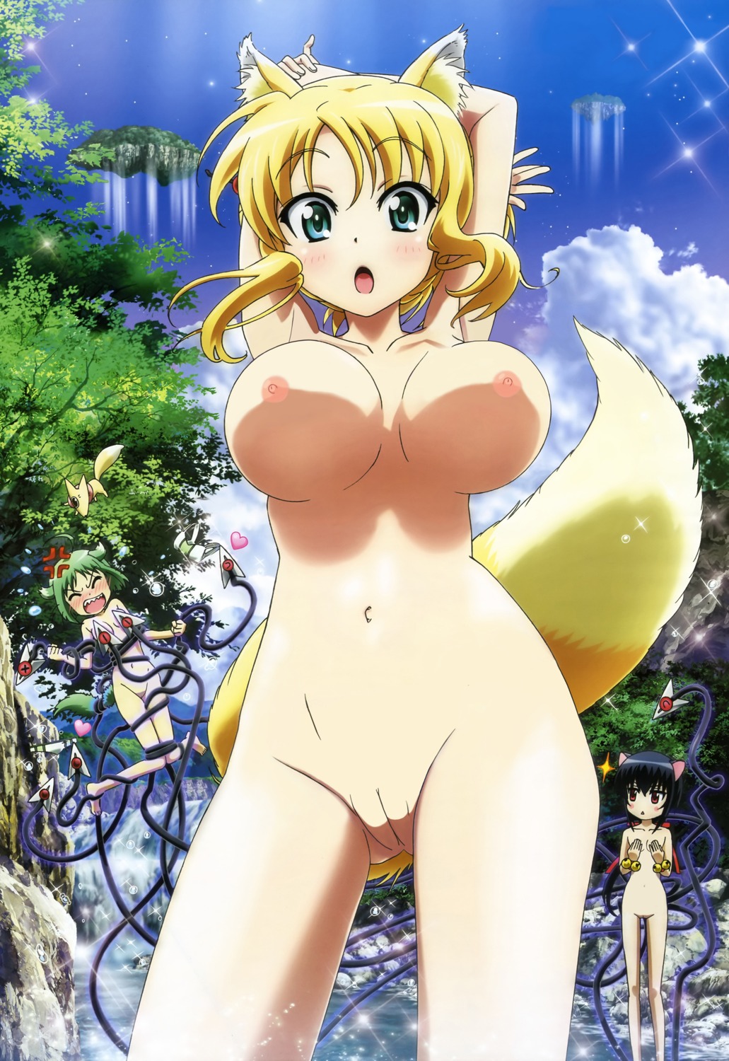 animal_ears bondage dog_days eclair_martinozzi hashidate_kana inumimi kitsune naked nekomimi nipples noir_vinocacao photoshop possible_duplicate pussy tail tentacles uncensored yukikaze_panettone