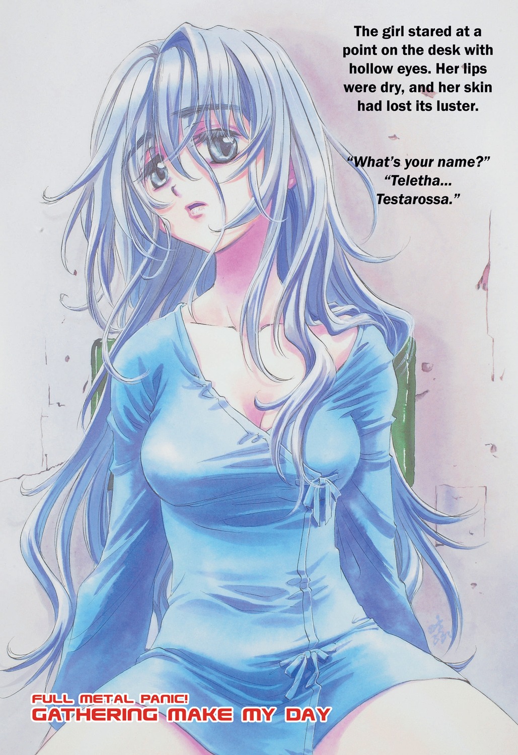 cleavage dress full_metal_panic shikidouji teletha_testarossa