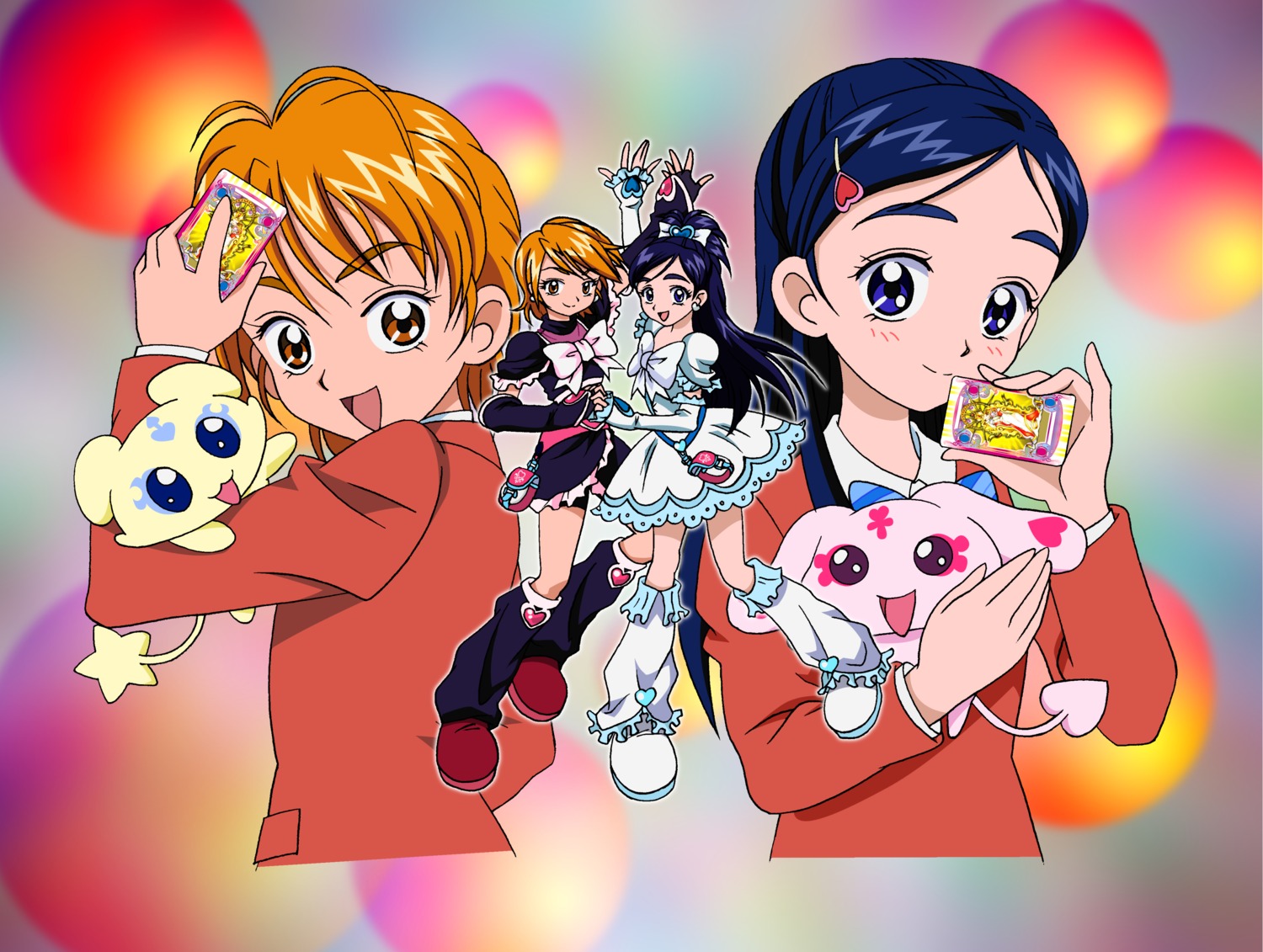 futari_wa_precure mepple mipple misumi_nagisa precure seifuku yukishiro_honoka