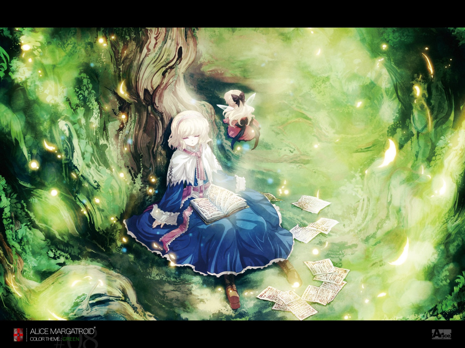 alice_margatroid shanghai_doll tokiame touhou wallpaper