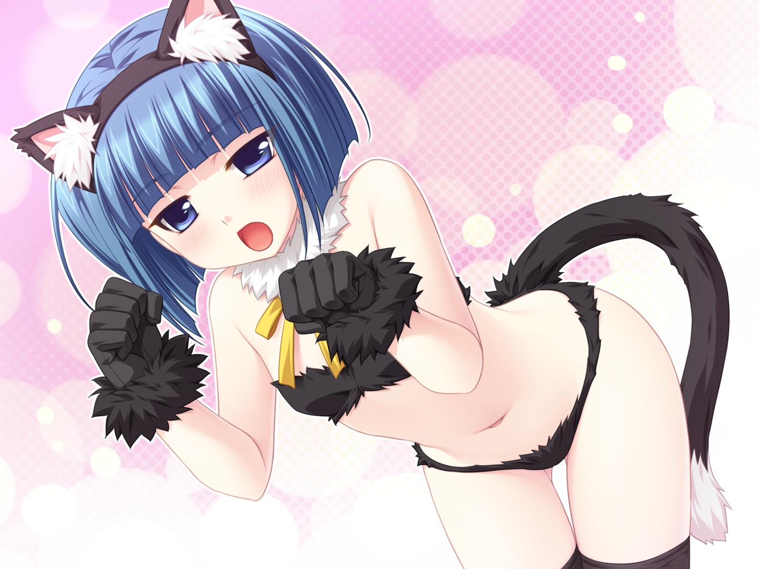 akatsuki-works animal_ears game_cg kayaba_akaneko nekomimi rui_wa_tomo_wo_yobu saeki_hokuto tail