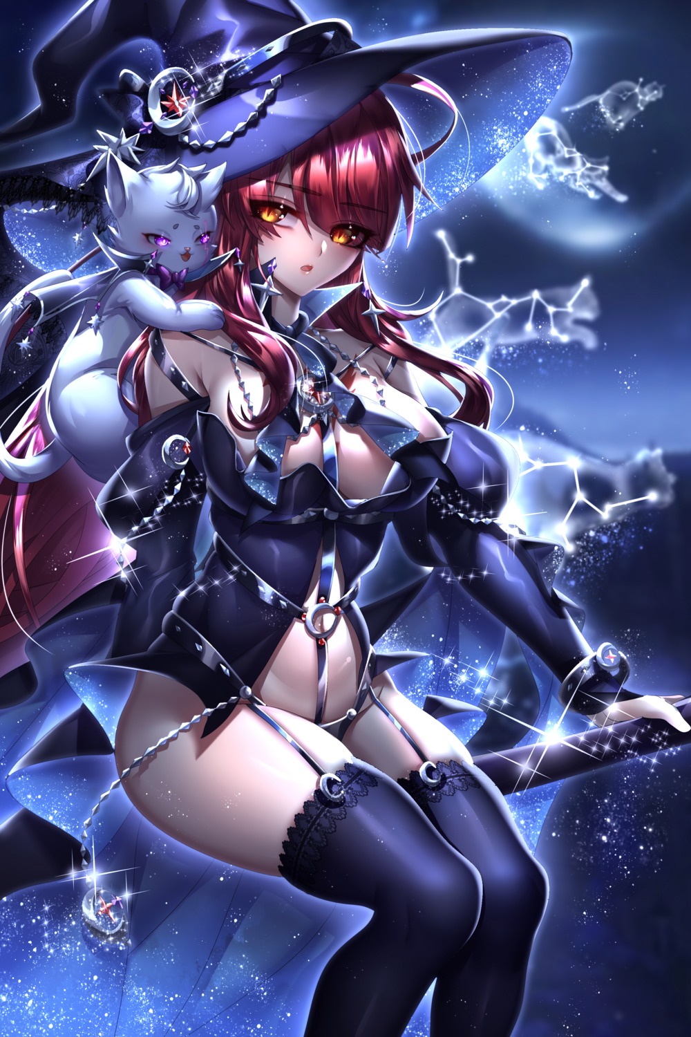 been elesis elsword no_bra pantsu stockings thighhighs witch